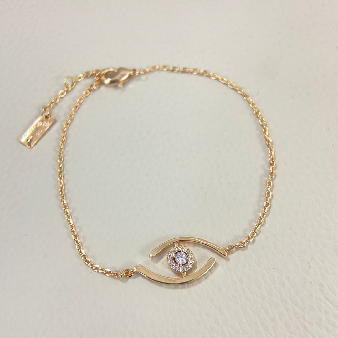 [ECHO]Lucky Eye Pave-Set Diamond Bracelet