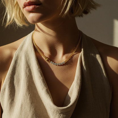 [Echo Fine]Maelle Diamond Necklace