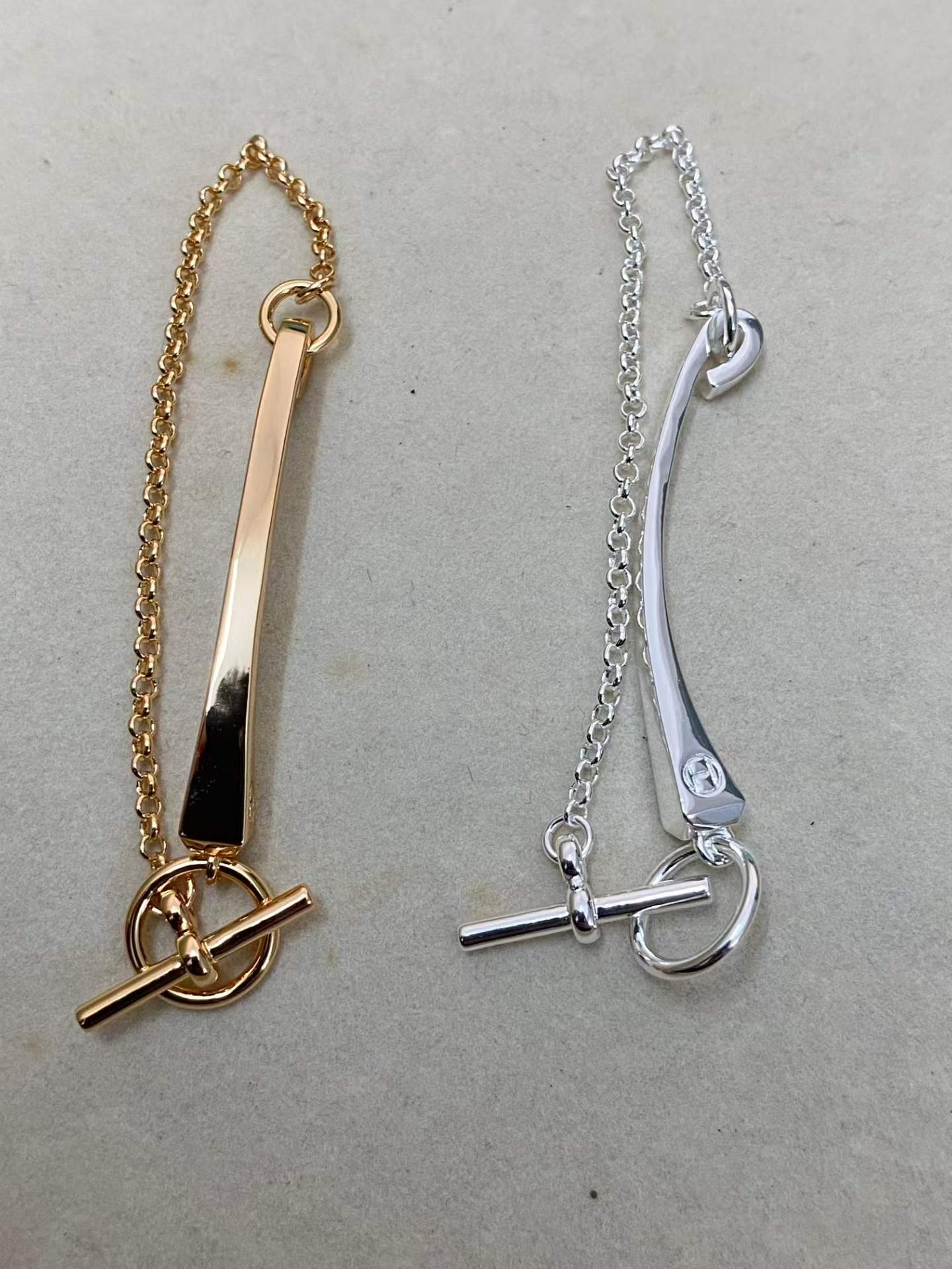 [ECHO ]CLOU DE FORGE BRACELET WITH SQUARE CONE STUDS