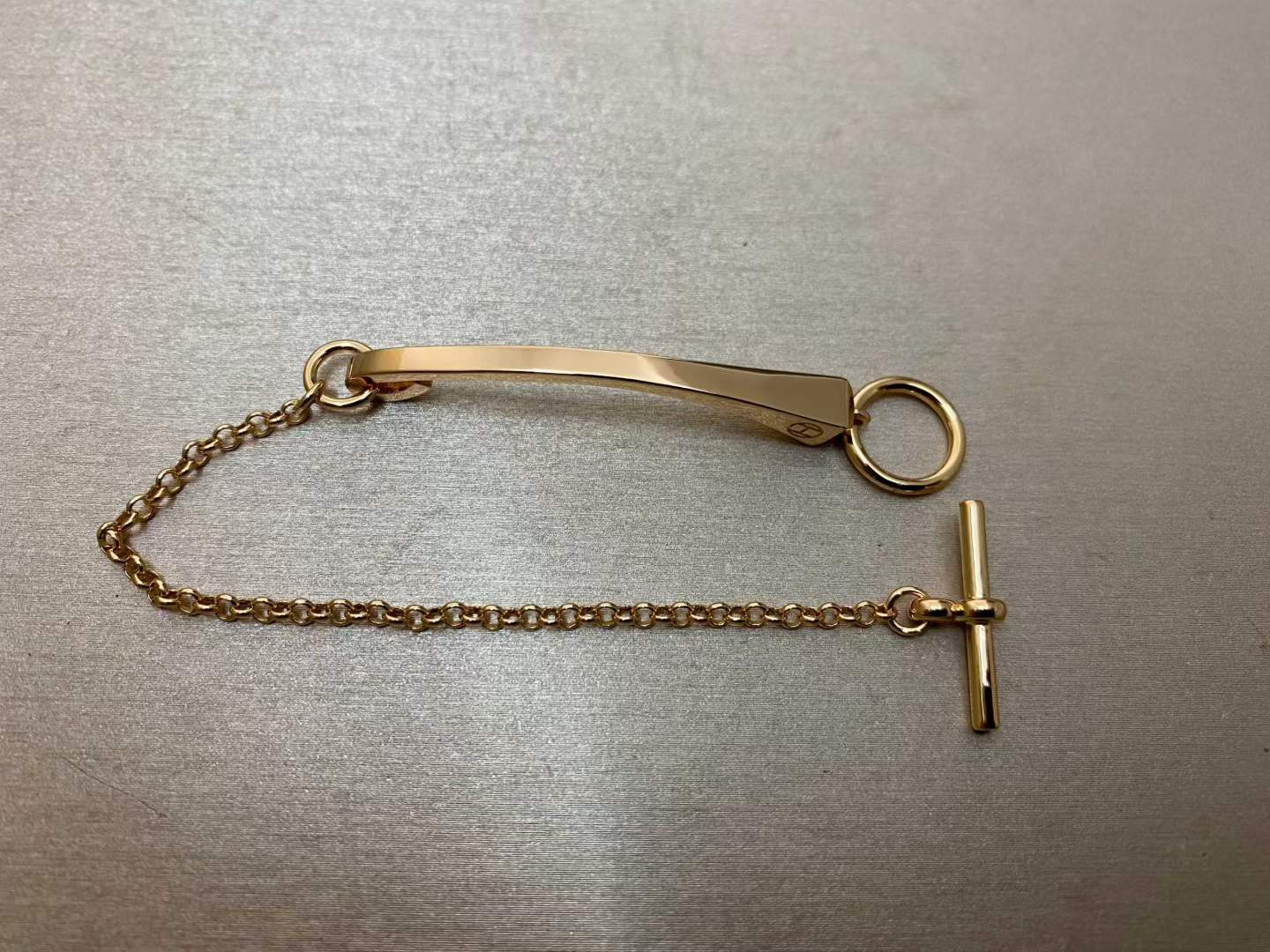 [ECHO ]CLOU DE FORGE BRACELET WITH SQUARE CONE STUDS
