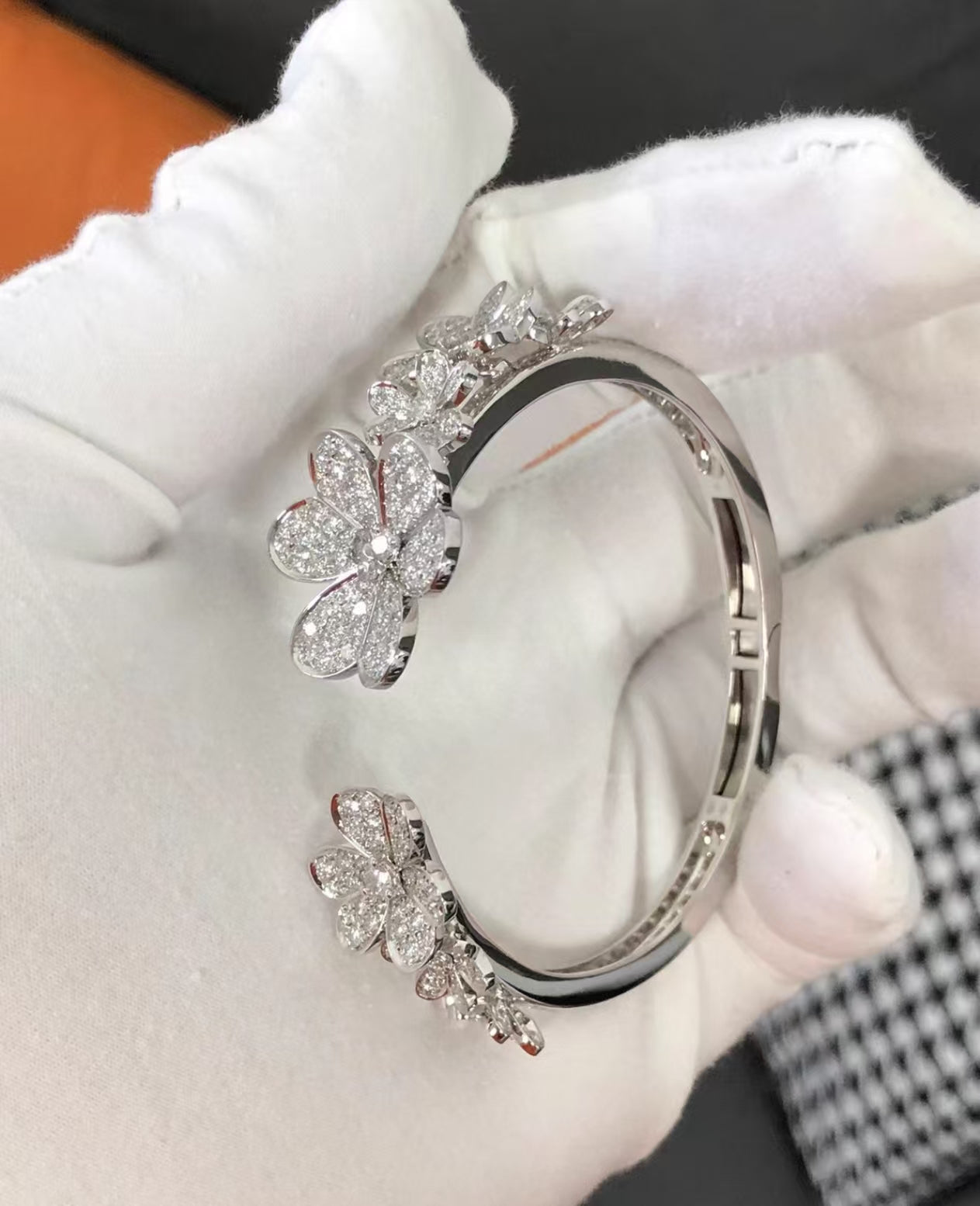 [ECHO ]CLOVER 7 CLOVER SILVER MOTIF BRACELET