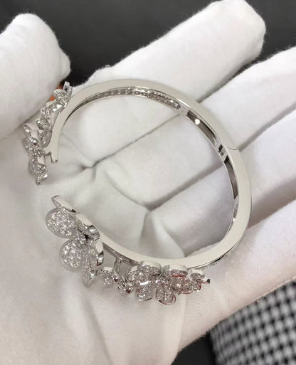 [ECHO ]CLOVER 7 CLOVER SILVER MOTIF BRACELET