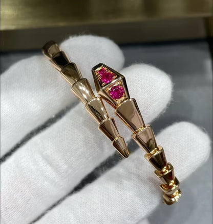 [ECHO ]NEW ！SERPENTI BRACELET DIAMONDS PINK GOLD