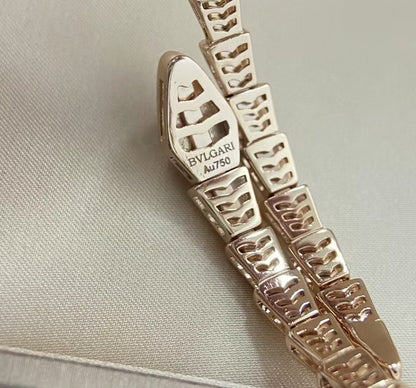 [ECHO ]NEW ！SERPENTI BRACELET DIAMONDS PINK GOLD