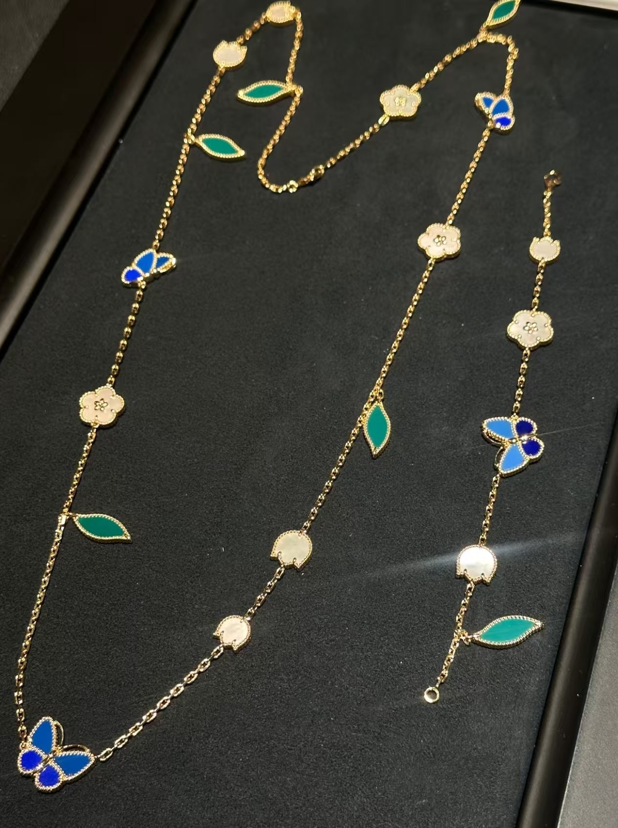 [ECHO ]LUCKY SPRING GOLD  MOTIFS  NECKLACE