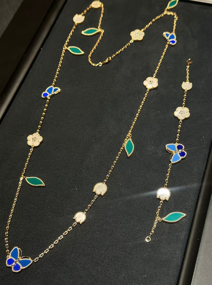 [ECHO ]LUCKY SPRING GOLD  MOTIFS  NECKLACE