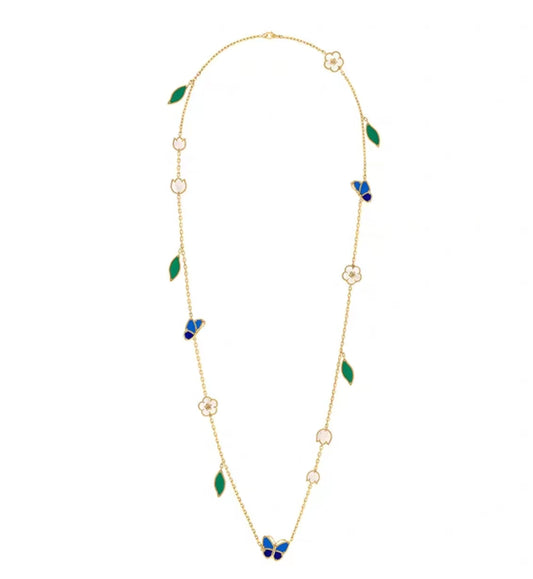 [ECHO ]LUCKY SPRING GOLD  MOTIFS  NECKLACE