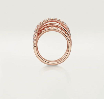 [ECHO]ETINCELLE COLLECTION ROSE GOLD DIAMOND RING