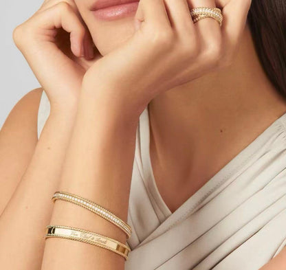 [ECHO]PERLEE COLLECTION YELLOW GOLD WHITE GOLD ROSE GOLD DIAMOND RING