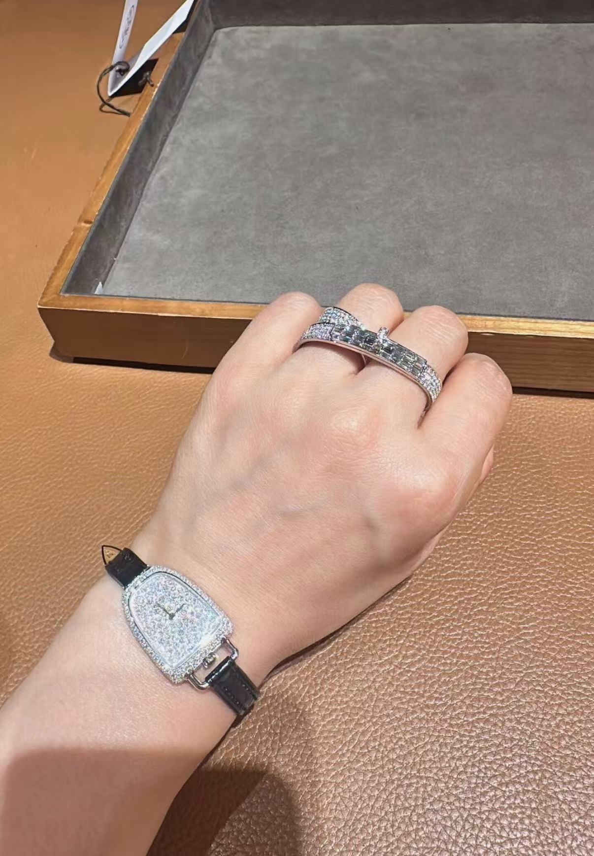 [ECHO ]NEW STYLE FULL CIRCLE DOUBLE DIAMOND RING