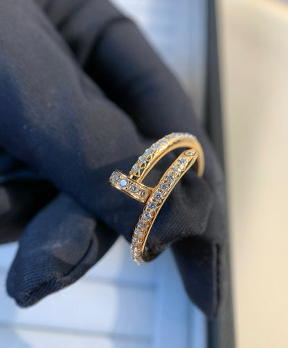 [ECHO ]JUSTE RING 1.8MM GOLD DIAMONDS
