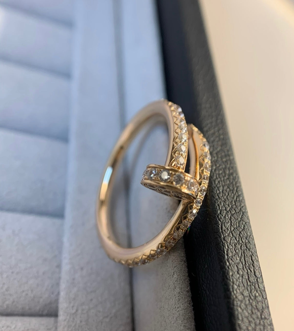 [ECHO ]JUSTE RING 1.8MM GOLD DIAMONDS