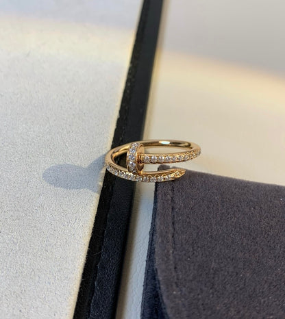 [ECHO ]JUSTE RING 1.8MM GOLD DIAMONDS