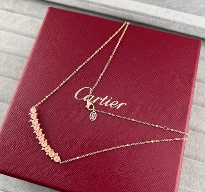 [ECHO ]CLASH COLLECTION AGATE CHALCEDONY STUD NECKLACE