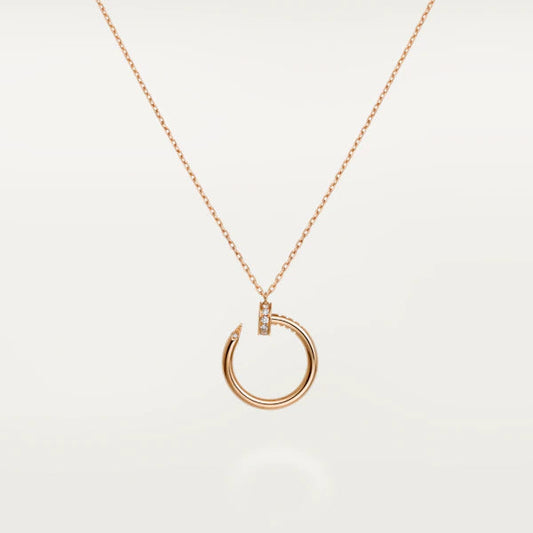 [ECHO ]JUSTE NECKLACE PINK GOLD