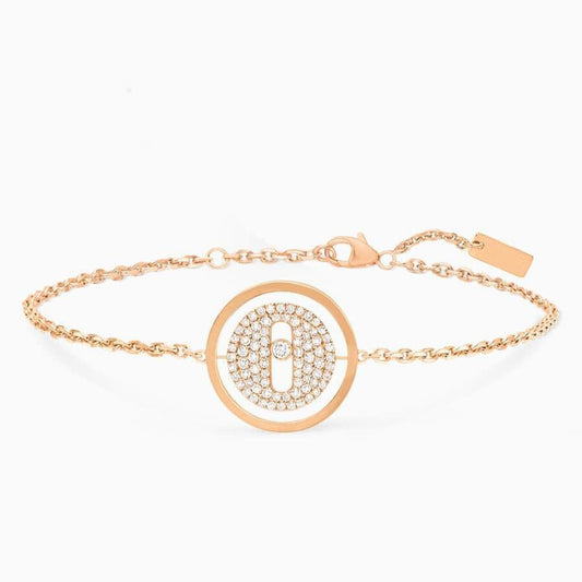 [ECHO]LUCKY MOVE DIAMOND PAVED BRACELET