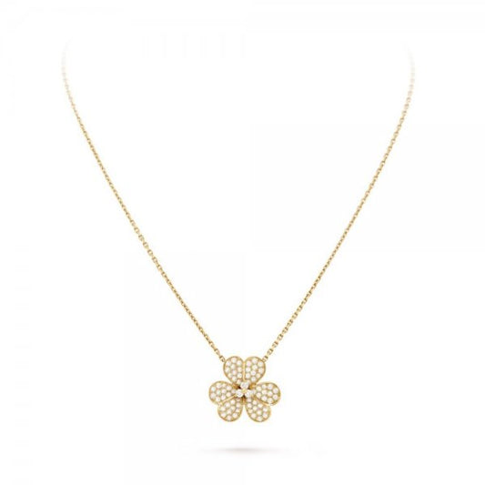 [ECHO ]FLOWER DIAMOND NECKLACE