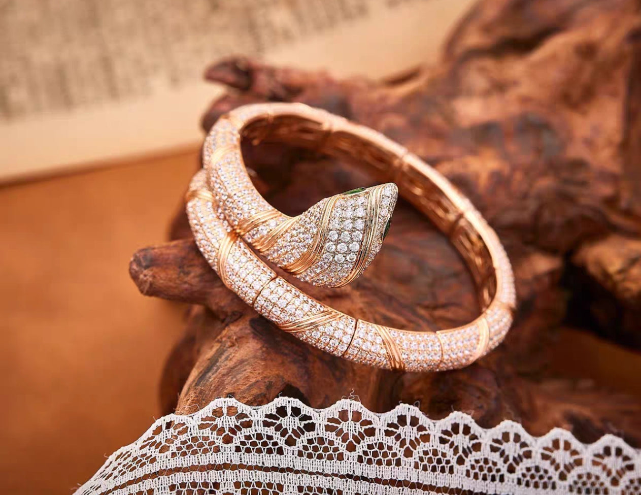 [ECHO ]HAUTE COUTURE GOLD SERPENTI BRACELET