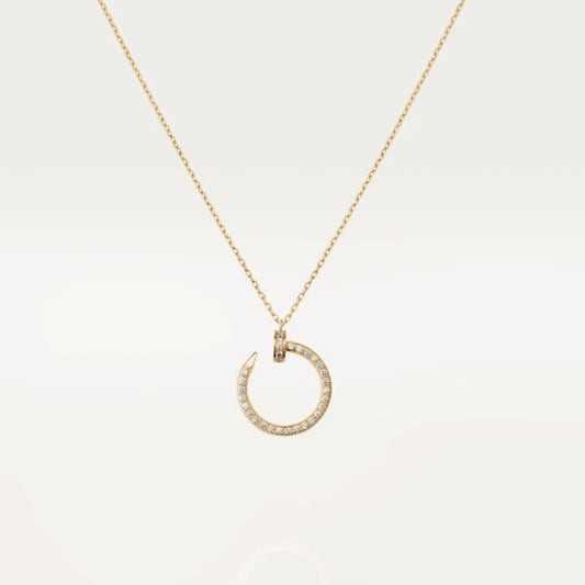 [ECHO ]JUSTE NECKLACE GOLD DIAMONDS