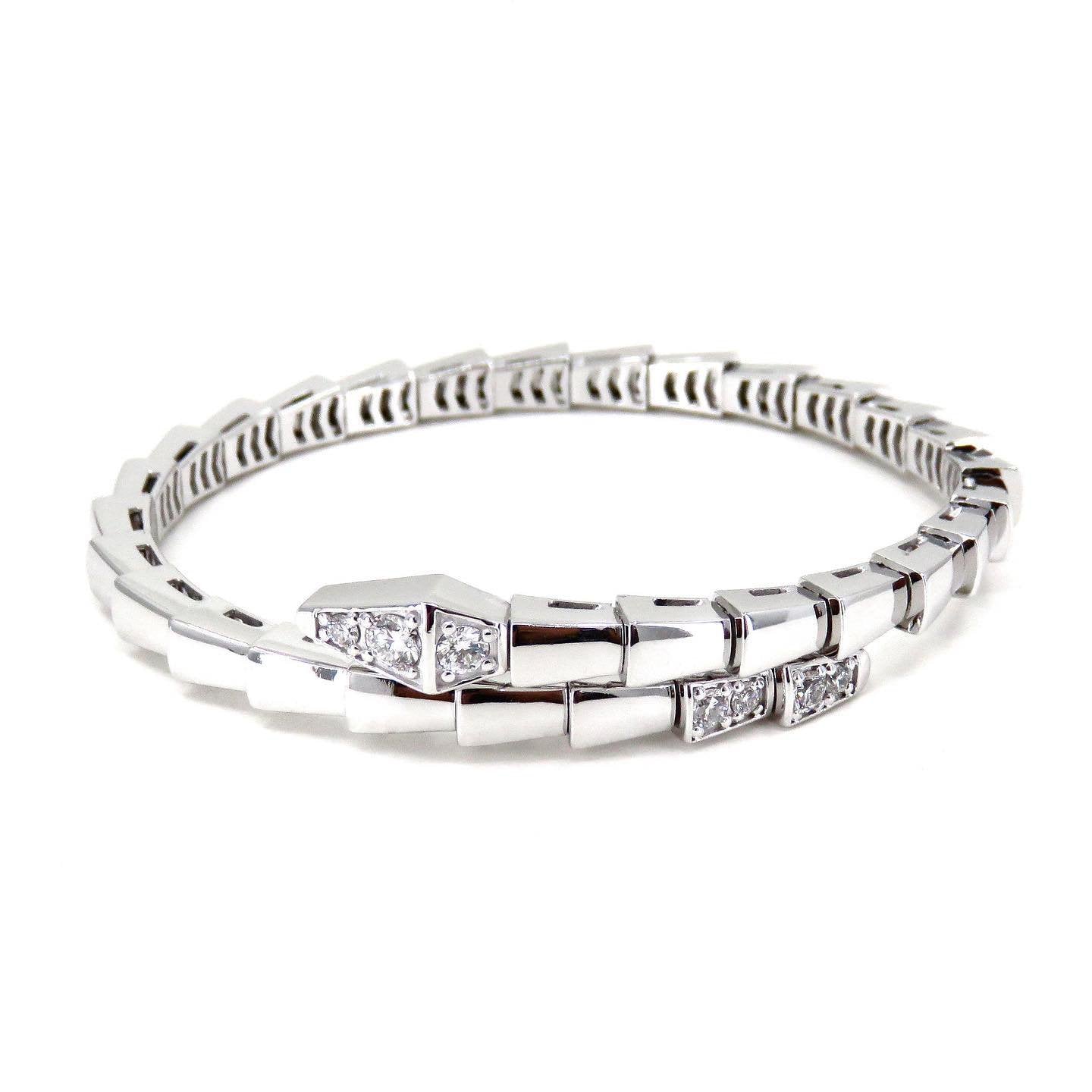 [ECHO ]SERPENTI BRACELET DIAMONDS SILVER