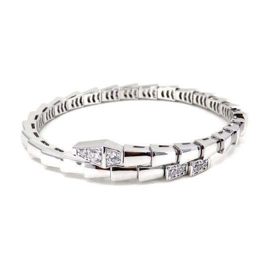 [ECHO ]SERPENTI BRACELET DIAMONDS SILVER