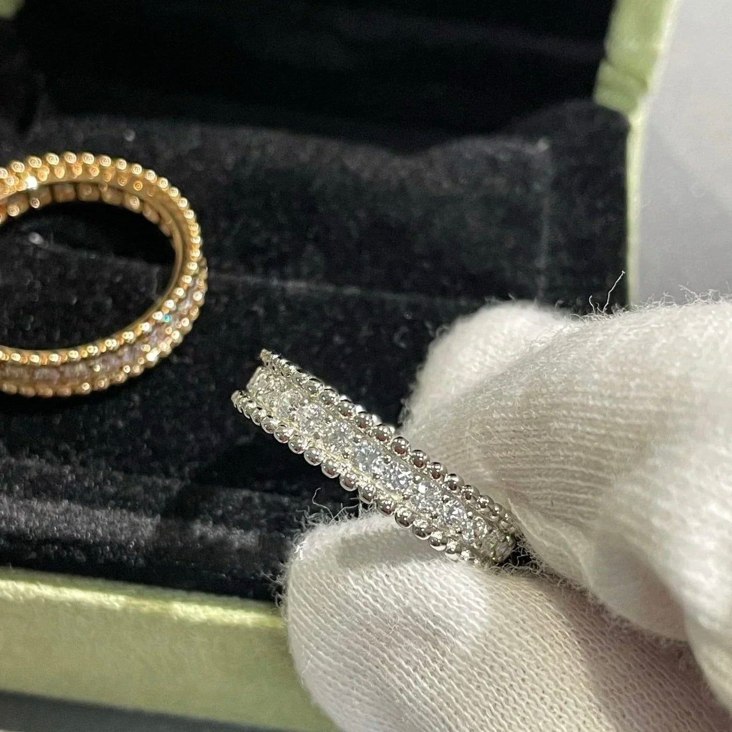 [ECHO ]PERLEE DIAMOND SILVER RING