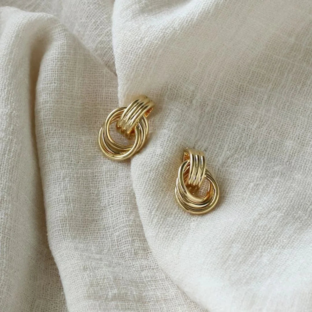 [Echo Fine]Luna Layered Hoop Earrings