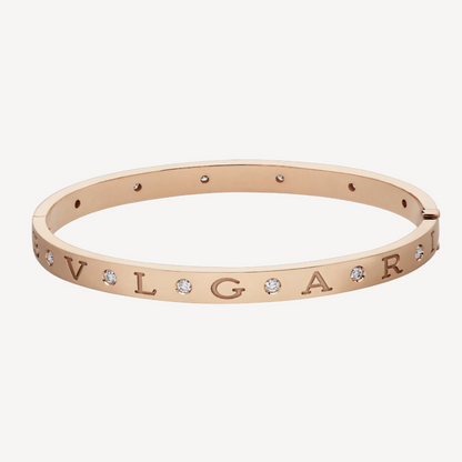 [ECHO ]ZERO 1 PINK GOLD 12 DIAMONDS BRACELET