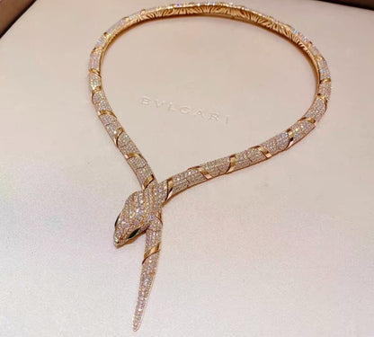 [ECHO ]HAUTE COUTURE GOLD SERPENTI NECKLACE