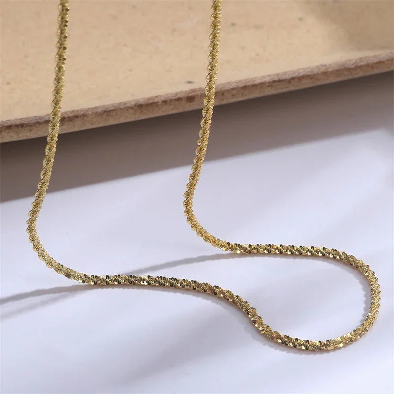 [Echo Fine]Audrey Gold Chain Necklace