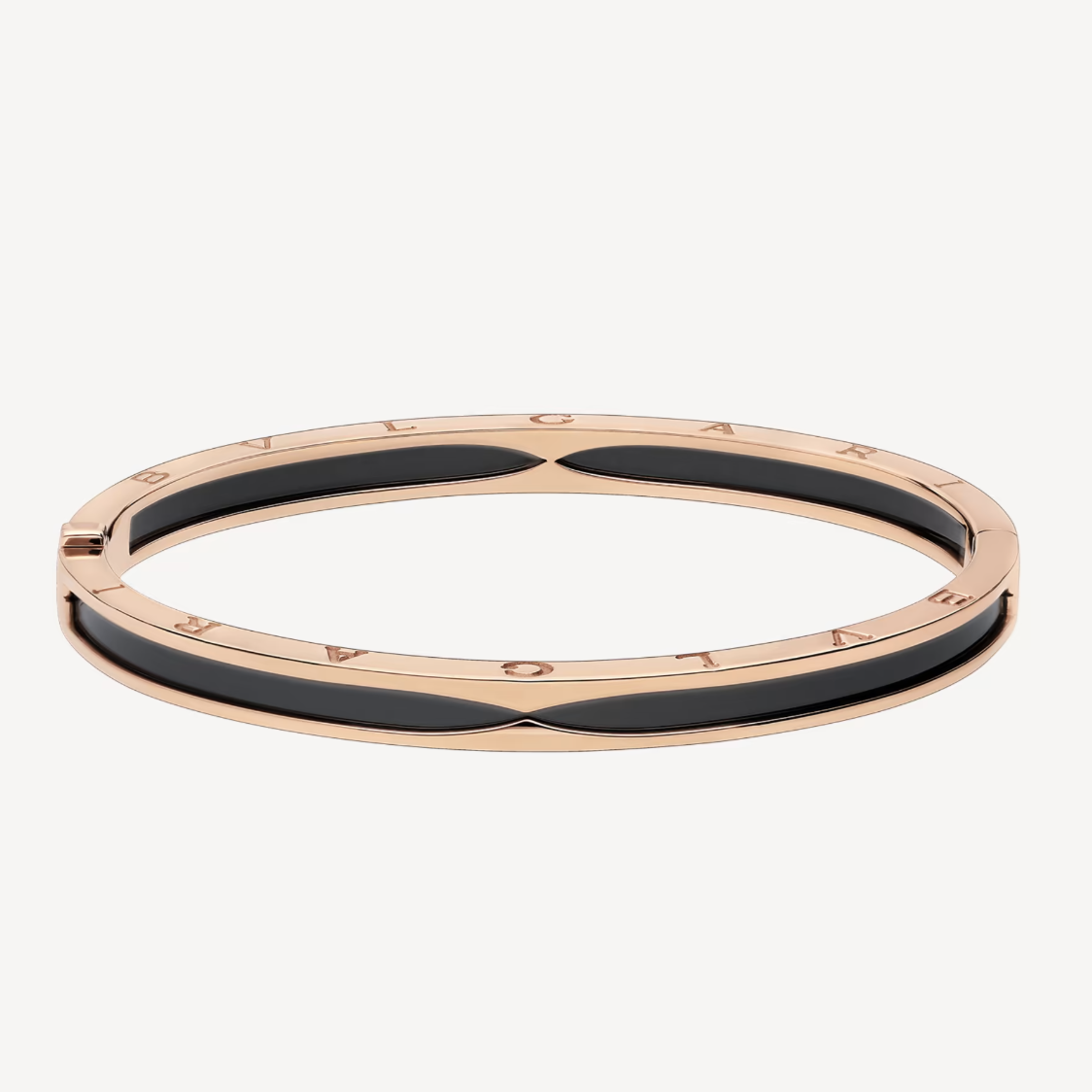 [ECHO ]ZERO 1 PINK GOLD WITH BLACK CERAMIC BRACELET