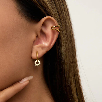 [Echo Fine]Rosiel Gold Ear Cuff Earrings