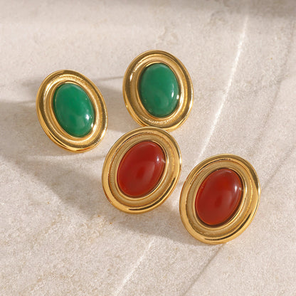 [Echo Fine]Fresca Gemstone Earrings