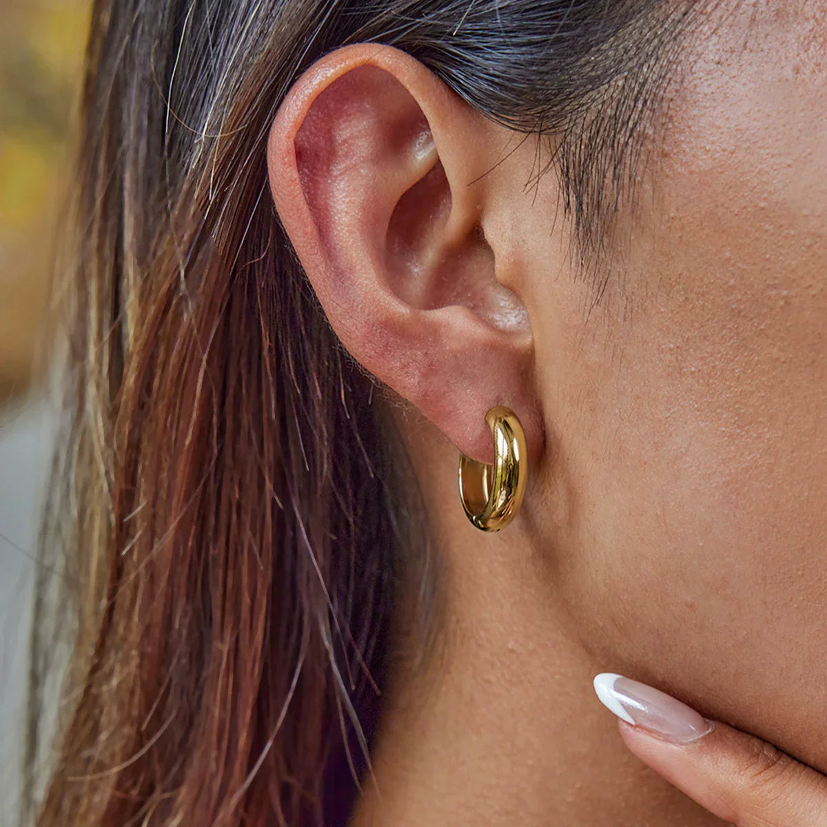 [Echo Fine]Clarabelle Staple Gold Hoops Bundle