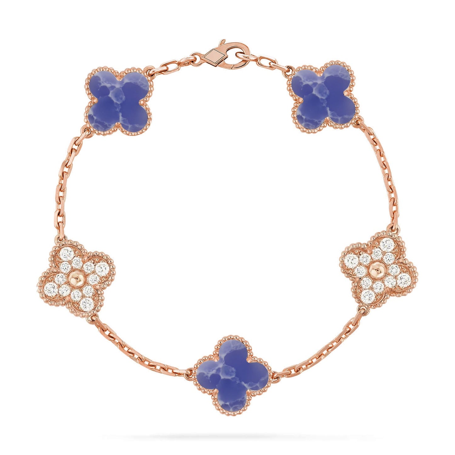 [ECHO ]CLOVER 5 MOTIF BLUE VEINS BRACELET COLLECTION