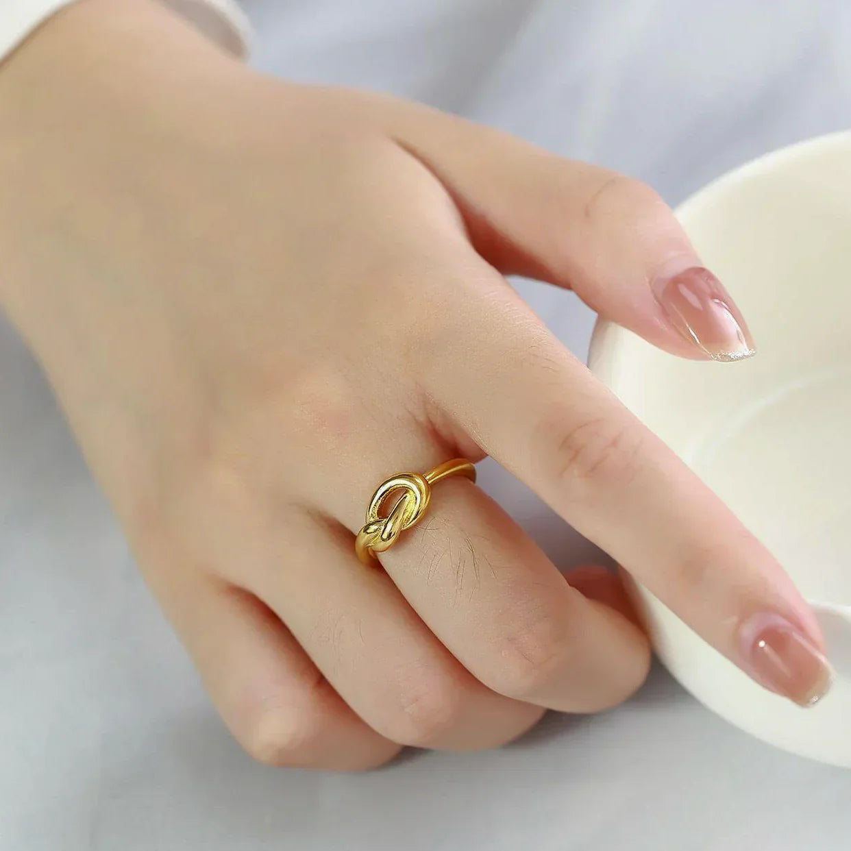 [Echo Fine]Bellara Gold Knot Ring