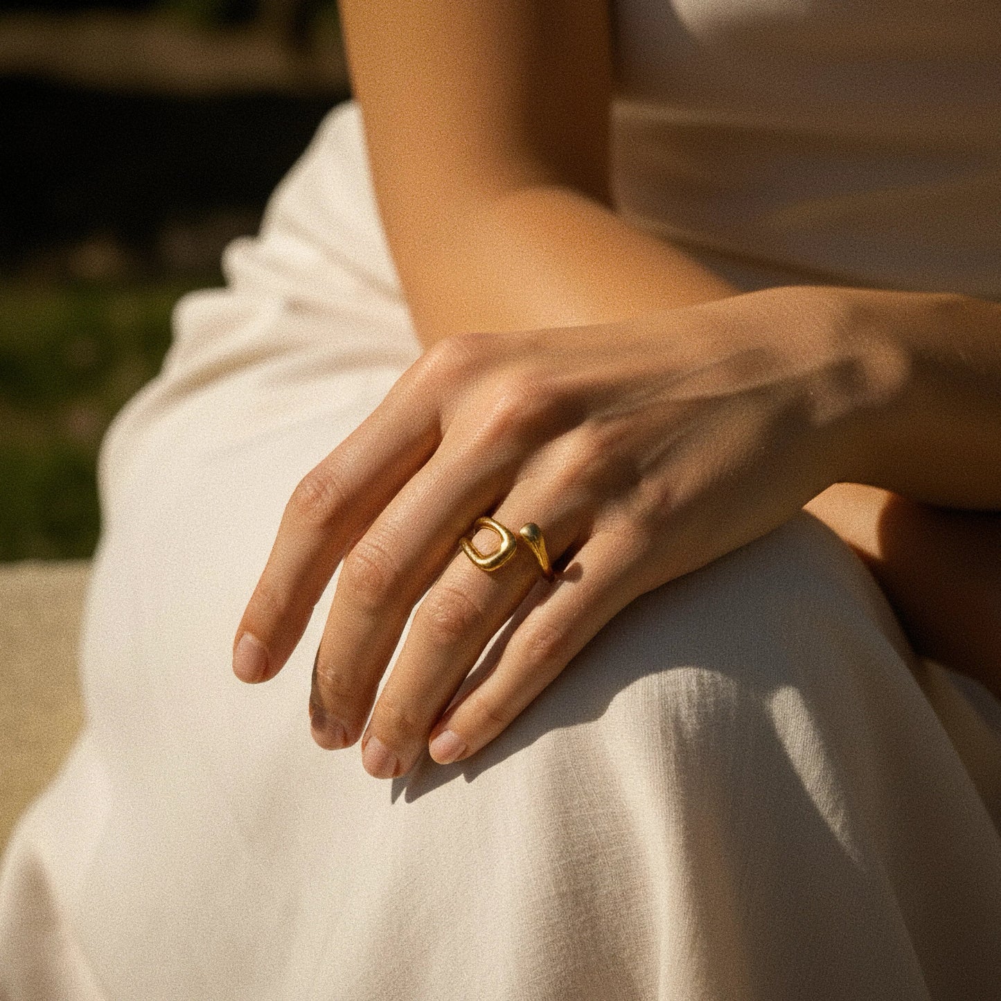 [Echo Fine]Bernice Open Ended Gold Ring