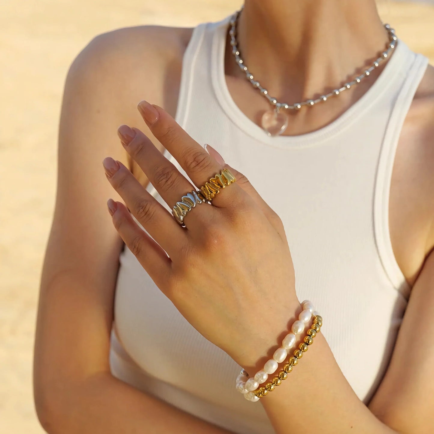 [Echo Fine]Elena Gold Ring