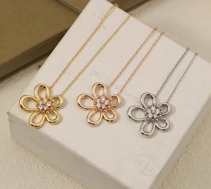 [ECHO ]NEW FLOWERLACE SUNFLOWER NECKLACE