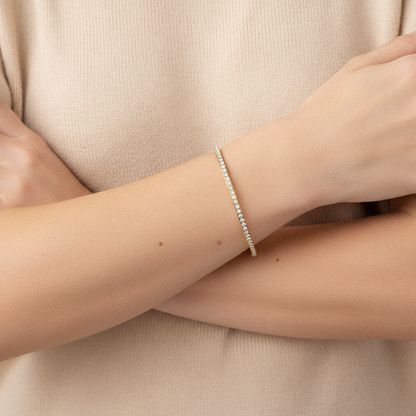 [Echo Fine]Kalista Diamond Gold Bangle