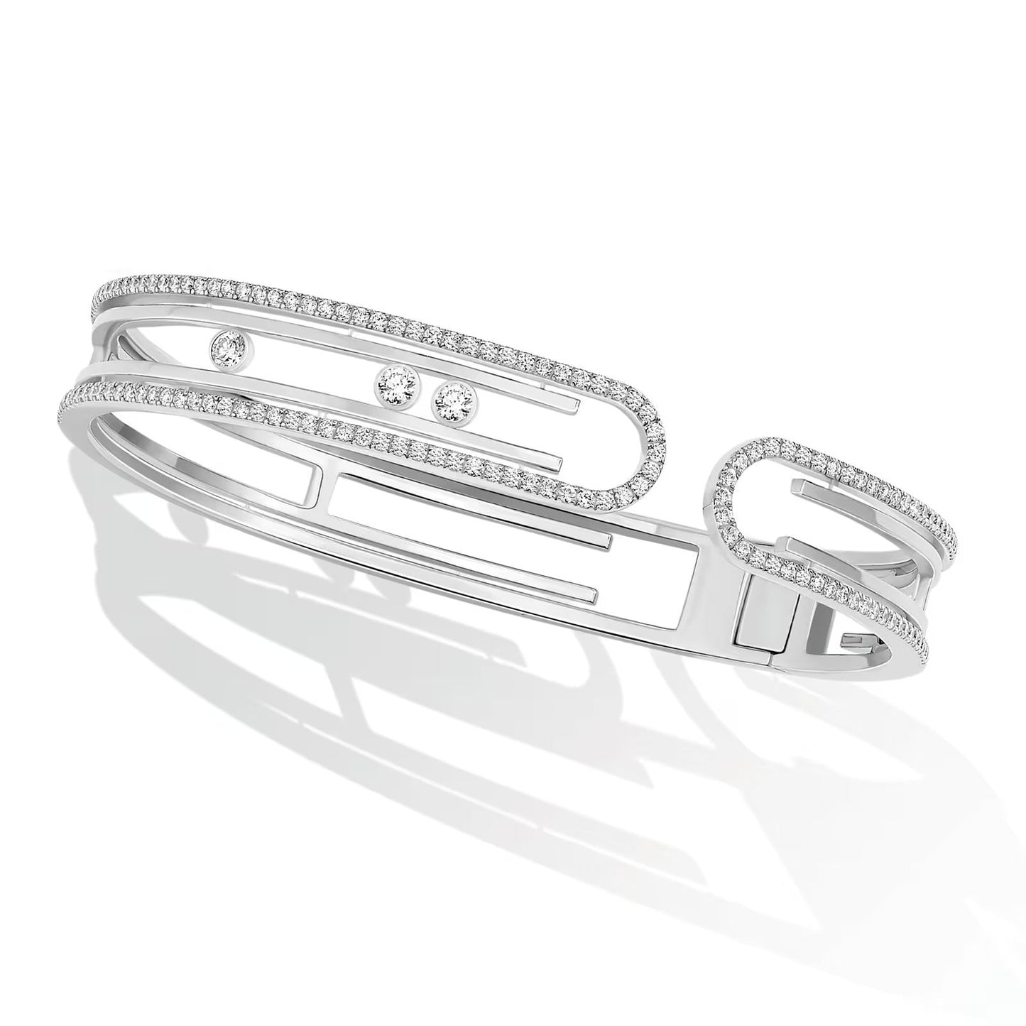 [ECHO]MOVE 10TH PAVED DIAMOND BRACELET