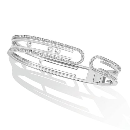 [ECHO]MOVE 10TH PAVED DIAMOND BRACELET