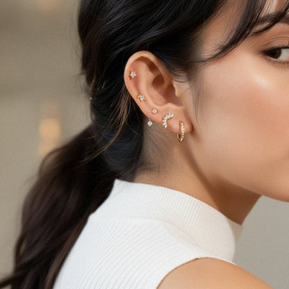 [Echo Fine]Essential Diamond Earrings Bundle