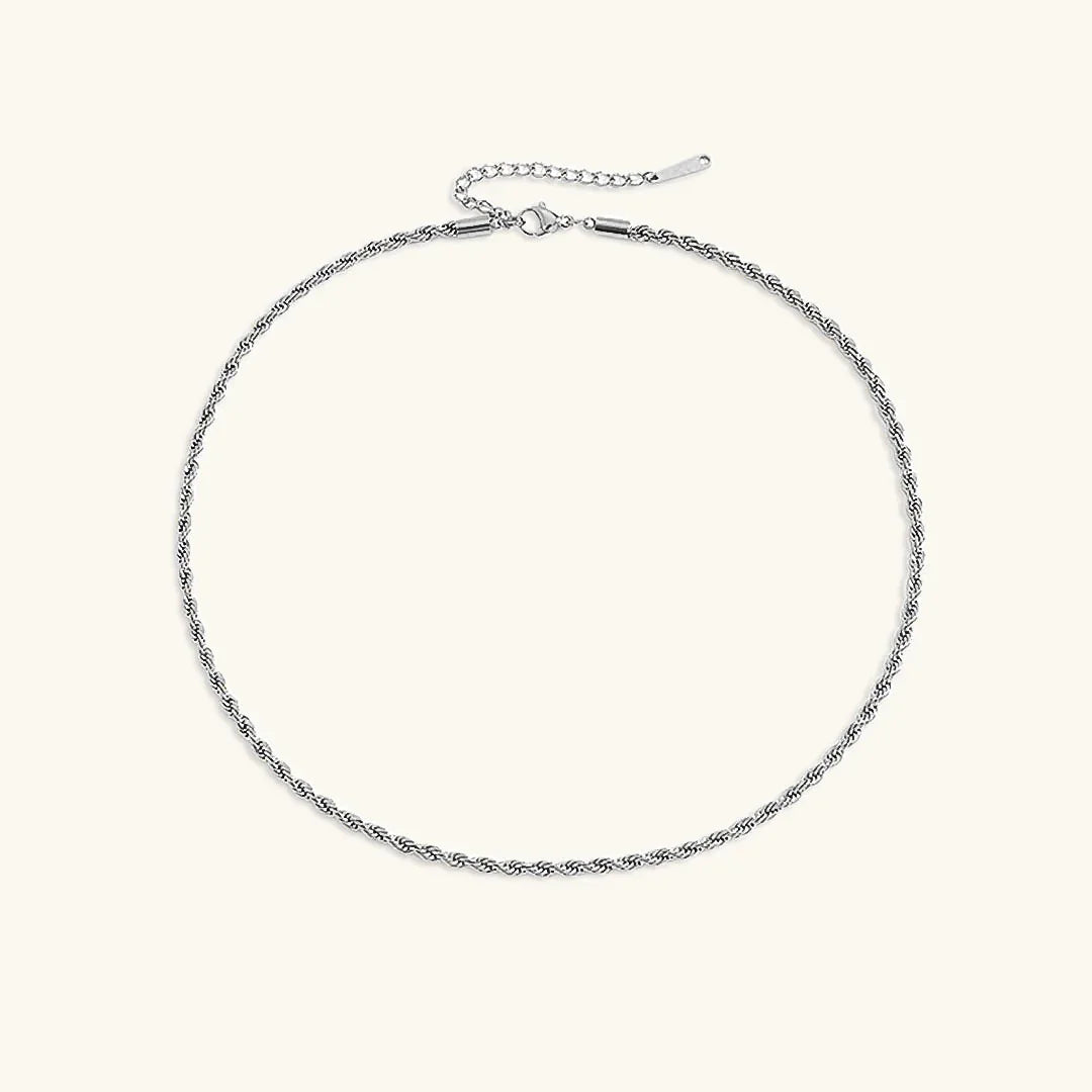 [Echo Fine]Bianca Rope Chain Gold Necklace