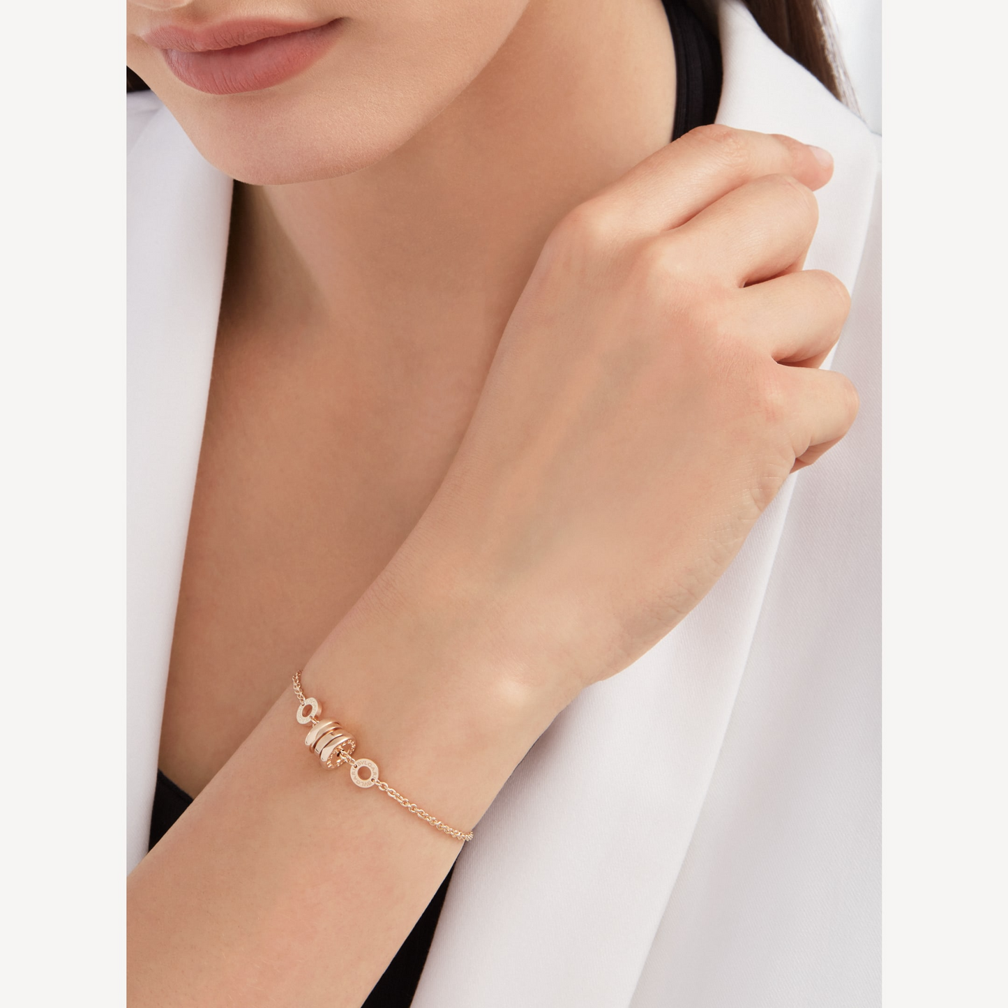 [ECHO ]ZERO 1 SOFT PINK GOLD BRACELET