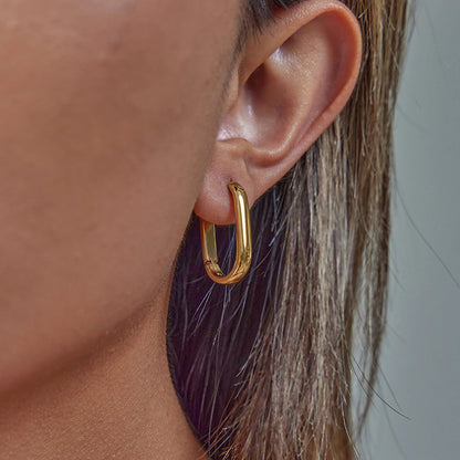 [Echo Fine]Clarabelle Staple Gold Hoops Bundle
