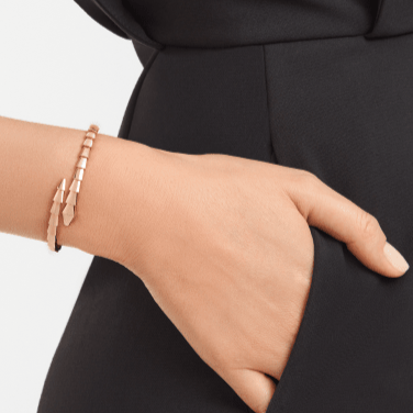 [ECHO ]SERPENTI VIPER PINK GOLD BRACELET