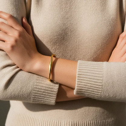 [Echo Fine]Tiffany Gold Bangle