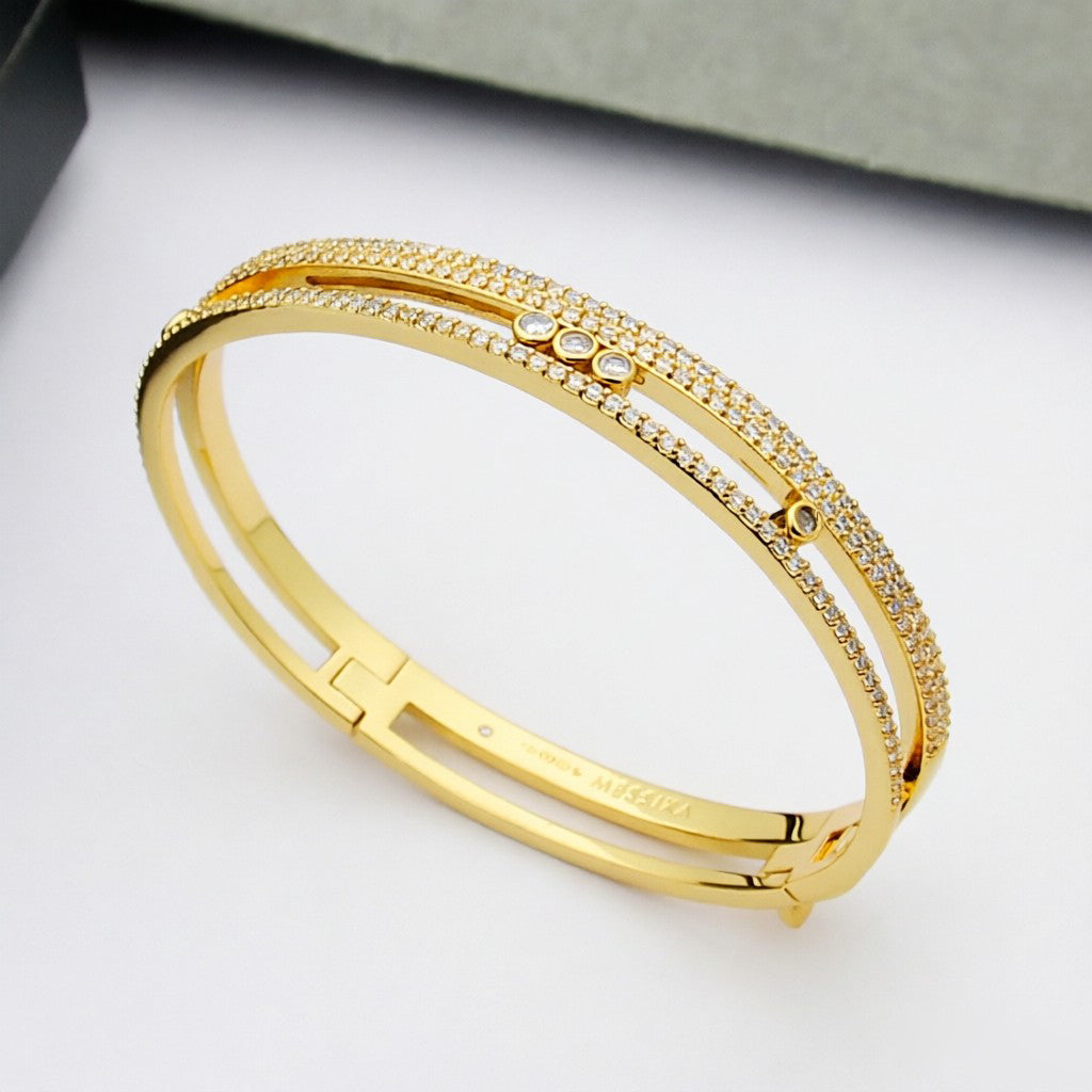 [ECHO]Move Romane pavé bangle