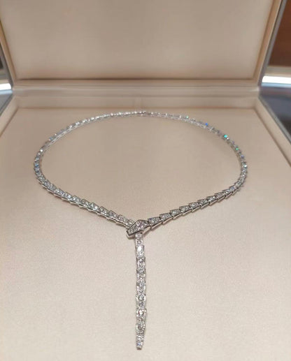 [ECHO ]DREAM NECKLACEGOLD AND SILVER STYLES DIAMOND